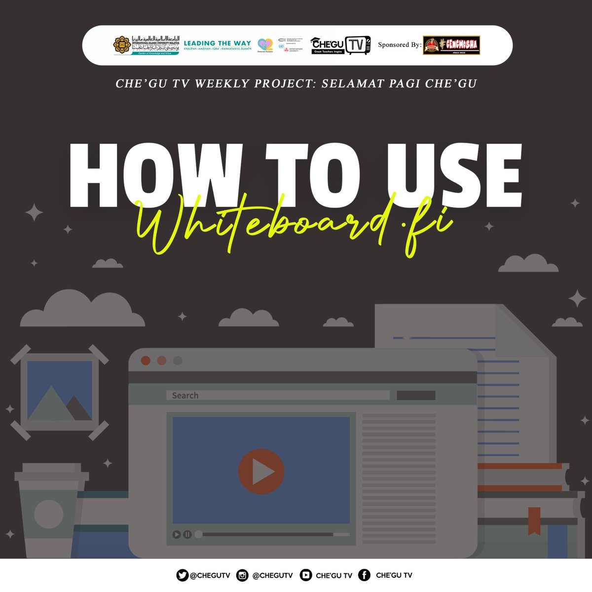 CheguTV's tweet photo. [CHE’GU TV: BATCH 03
CHE'GU WEEKLY PROJECT]

Slot : SELAMAT PAGI CHE'GU⛅

Today's topic : 'HOW TO USE https://t.co/cgX1aBKKdT'

Click the link below to watch the video👇🏻
https://t.co/eVlb5KfIXu

_GREAT TEACHERS INSPIRE_ 🔥🔥🔥

#CGTV
#Batch03
#KOEDIIUM https://t.co/q86E3eMNor