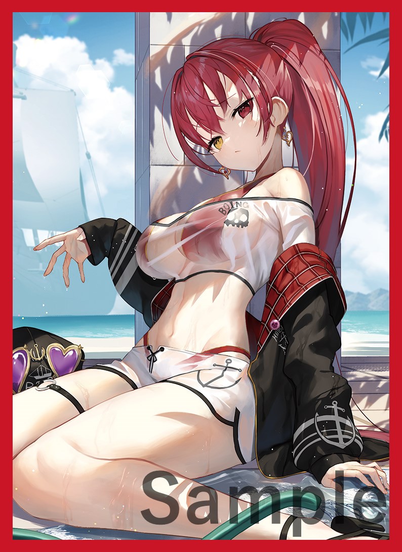 冬コミ 新作情報
「マリン」のスリーブとプレイマットになります。イラストはスコッティ様(@Sco_ttie)になります! 