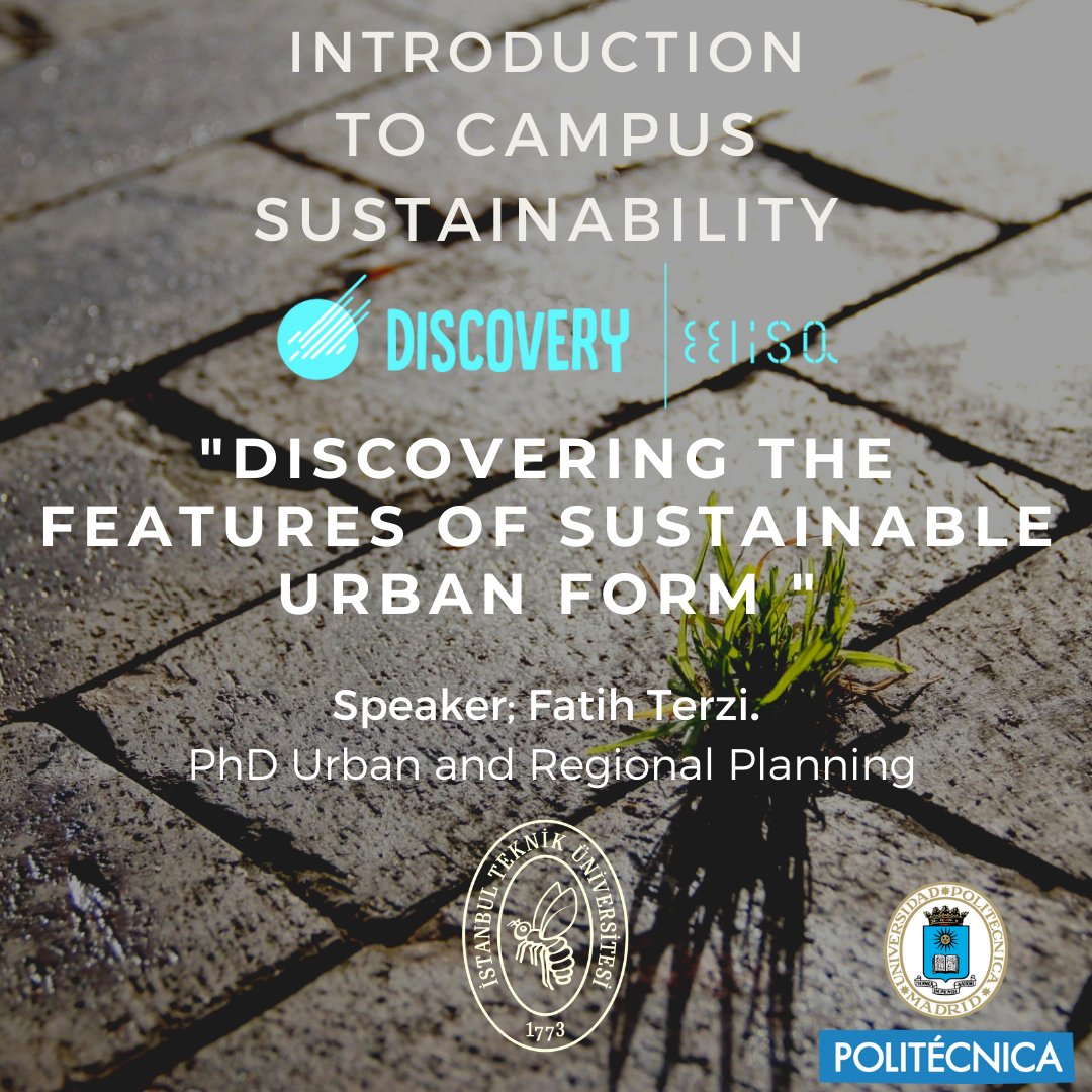 Last but not least...

📢DISCOVERING THE FEATURES OF SUSTAINABLE URBAN FORM