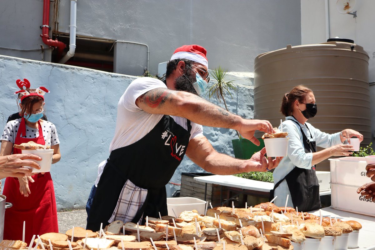 LadlesofLove's tweet photo. We have kicked off our Annual #Feed5000 campaign and we will be providing hot nutritious meals to people in need on daily basis during lunch this festive season until the 16th of January 2022 at our Roeland Street Kitchen, Cape Town.
,
Please DONATE here https://t.co/u1k9y0Whxe https://t.co/L7G4grqgLE