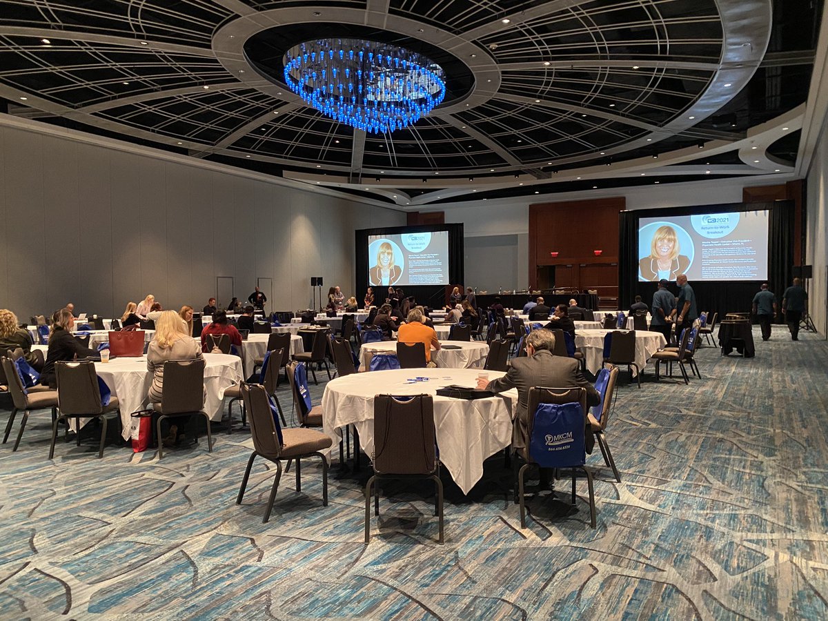 ennetorres's tweet photo. The #returntowork breakout is underway this morning @wci360.
#transition2work #workerscompensation #WCI2021 https://t.co/OMmrGSj8Vb