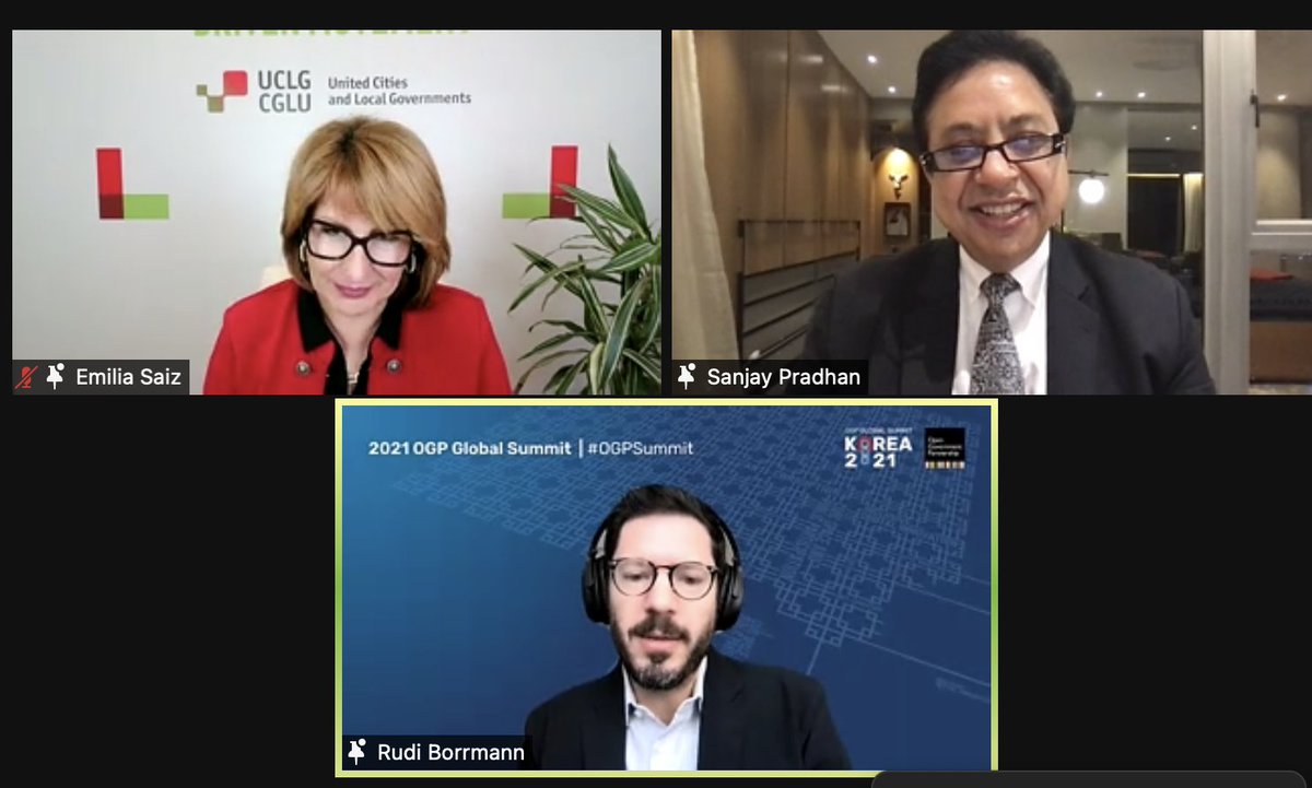 solgattoni's tweet photo. Thrilled to hear that @uclg_org and @opengovpart will be strengthening their partnership and collaboration. Amazing news for #OGPLocal! #OGPSummit https://t.co/yl6qH3AlRY