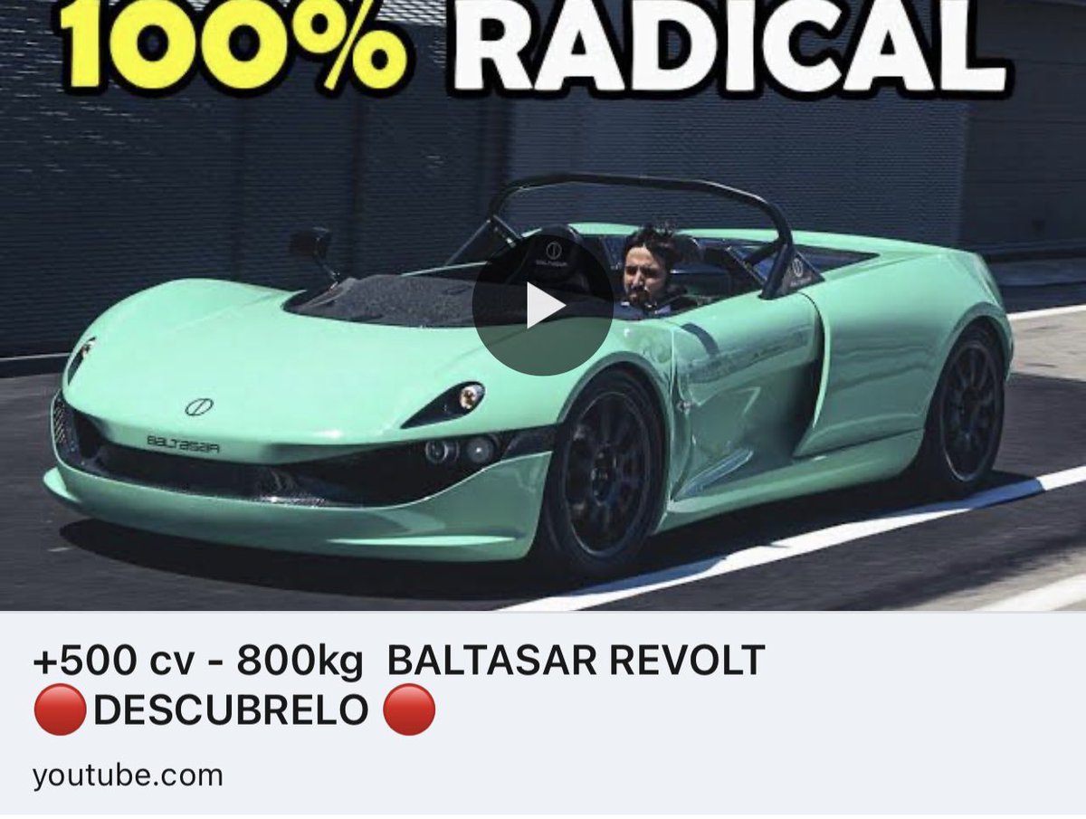 youtu.be/F304y5M_l6I Gracias a Axel Redondo por su entrevista en su canal de apasionados del motor <a href="/EspxNur/">EspxNur</a>. #BaltasarREVOLT
Subscripción de #youtube muy recomendada e imprescindible si te gustan los #trackdays  #100% #RADICAL
