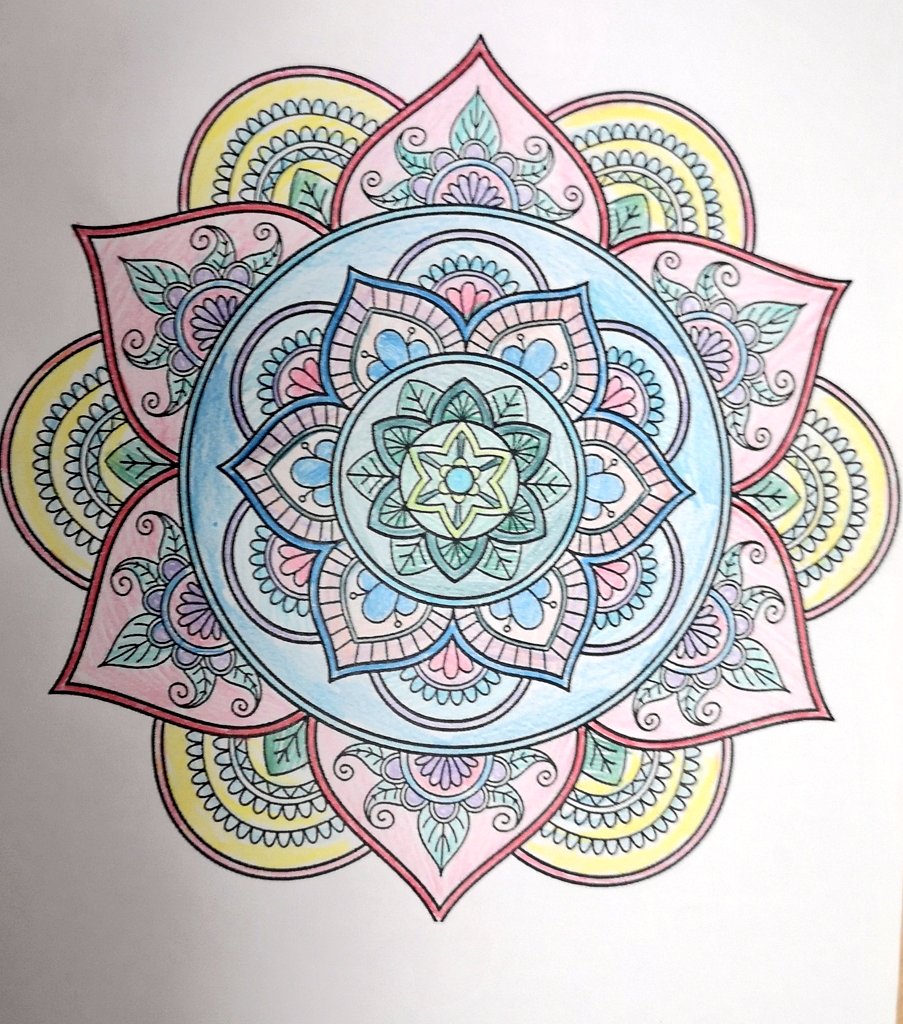 Experiential RE to round off the Buddhism unit this week. Year 8 pupils took part in a range of activities including meditation/mindful breathing, as well as the the creation and destruction of mandalas. 

They thoroughly enjoyed it, as did I!