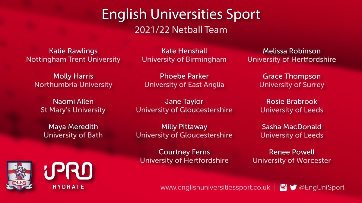 English Universities Sport tweet media