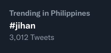 [🔥 TRENDING]

#jihan is trending in the Philippines with more than 3k tweets!

#Weeekly #위클리

x.com/WeeeklyFD/stat…