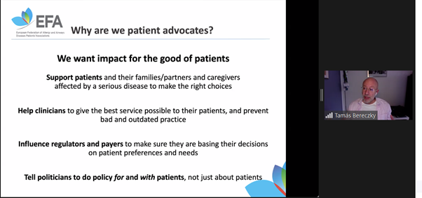EFA_Patients's tweet image. What does patient involvement in #EUresearch entail? Why should patients even get involved? 

We are asking these questions to Dominique Hamerlijnck, @eupatients Fellow from @Longfonds and Dr @tamasbereczky from @patvocates 

#EFAEvent #EUtraining #PatientEngagement