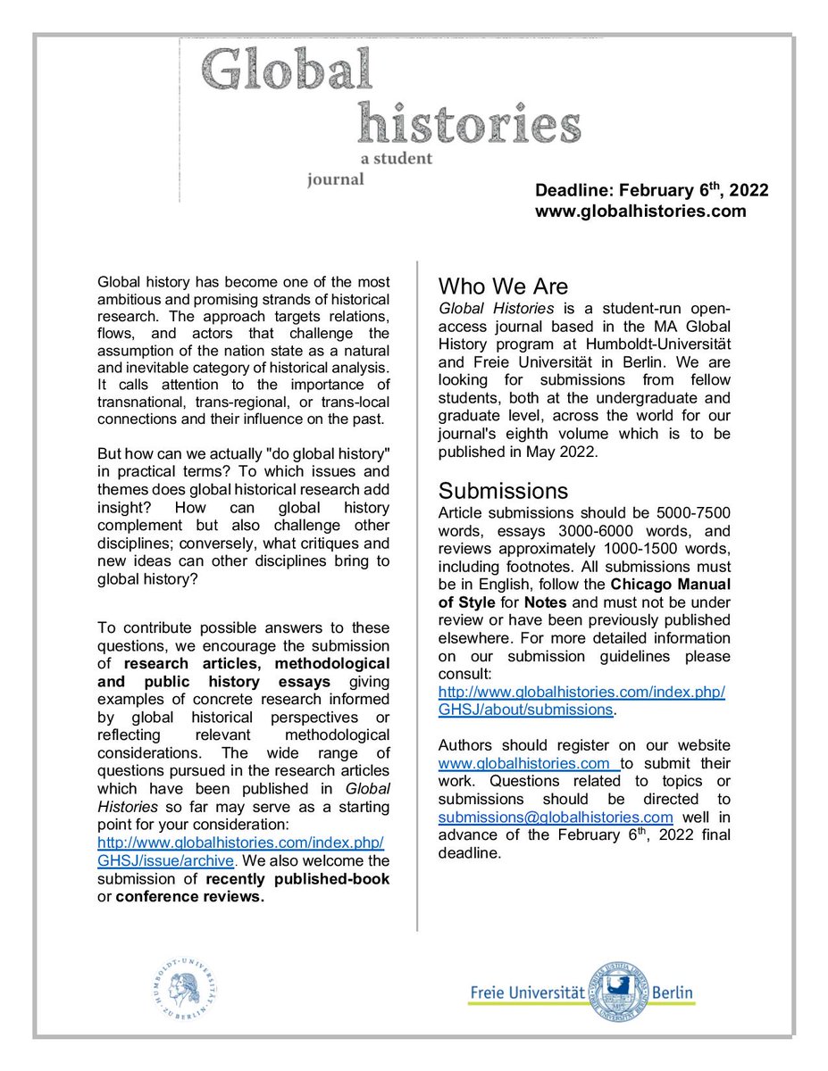 Global Histories tweet media