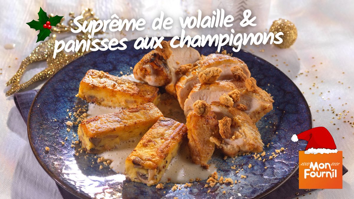 Découvrez notre plat de Noël : suprême de volaille, panisses aux champignons et sauce poulette !
monfournil.fr/recettes/supre…
Cette recette est adaptée aux intolérants au gluten grâce aux produits certifiés sans gluten Mon Fournil.

#monfournil #noel2021 #menudefete #sansgluten #bio