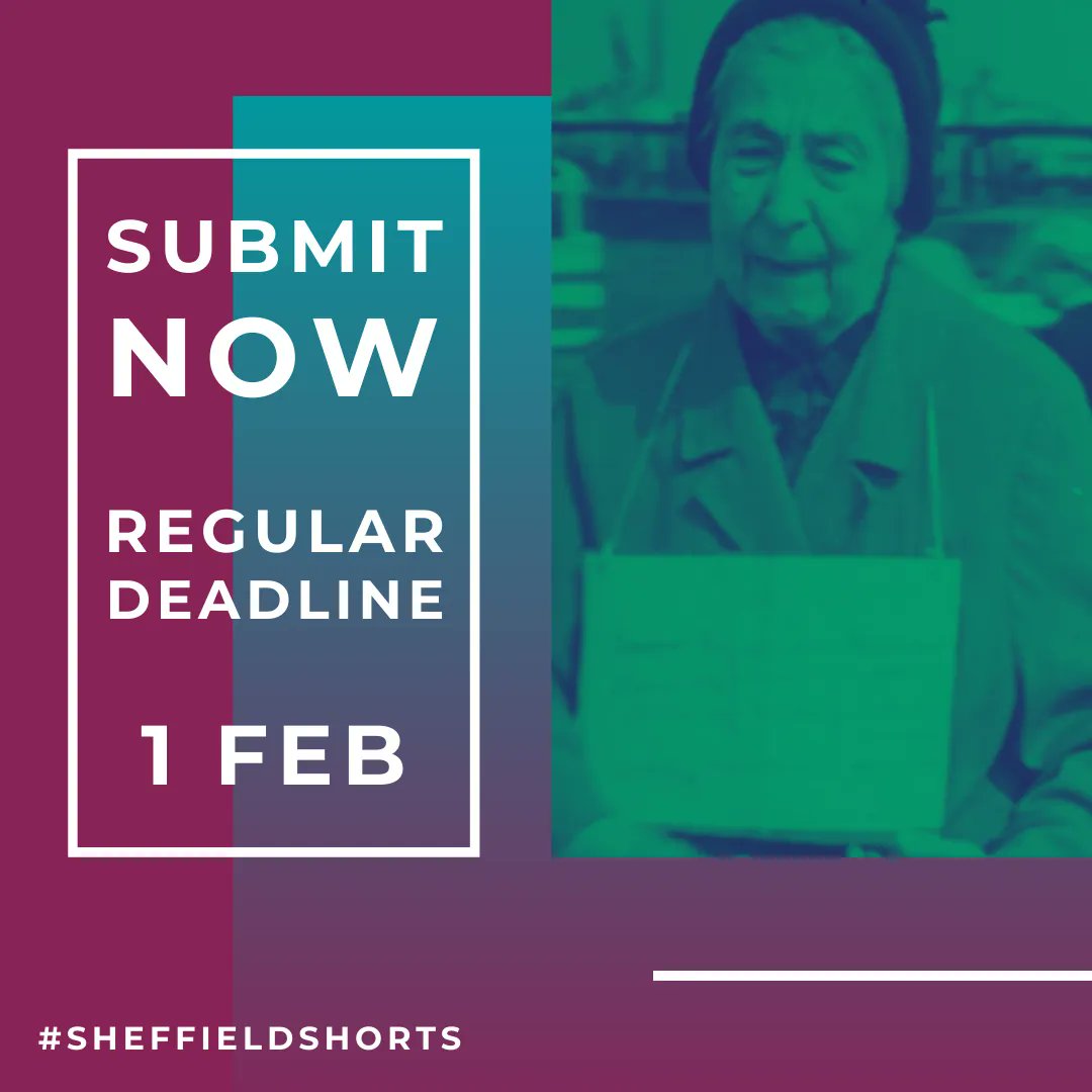 The Sheffield Shorts Regular Deadline is the 1 February 2020, submit now via Film Freeway to save money, Gold Members receive discounted entry!⠀
buff.ly/3o8lLjp