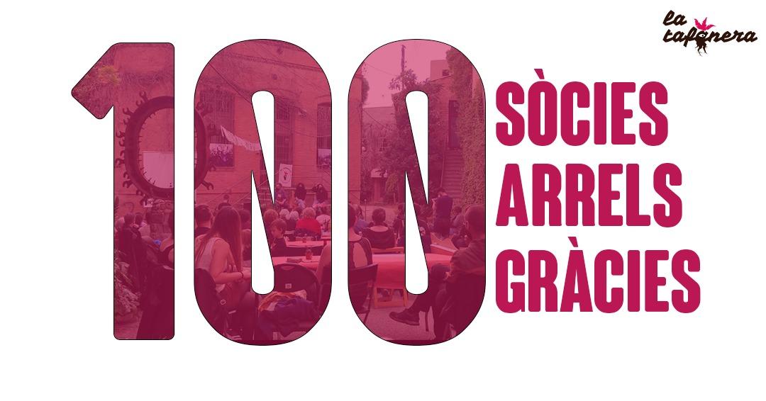 latafaneratrs's tweet photo. La Tafanera estem de celebració!🎉

Avui hem arribat a les 100 sòcies! Gràcies a totes per fer-ho possible!💜

Volem seguir creixent juntes! 🧶

Atentes a les mostres xarxes socials... aquesta setmana llancem novetats!💥

#JuntesConstruimLaTafanera #CasalsiAteneus #CasalPopular https://t.co/s8M32CDgVI