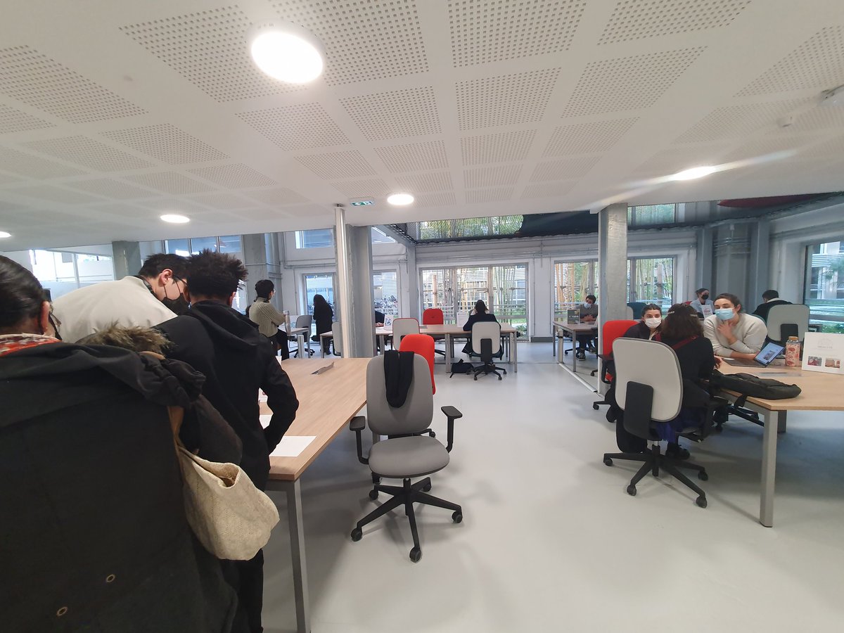 Rencontre entre offres de #stage des start-up <a href="/UNITEC_Bdx/">UNITEC</a> , <a href="/Villedebegles/">Bègles, le village urbain</a> , <a href="/naos_cluster/">Nouvelle-Aquitaine Open Source</a> avec les étudiants Master 1 <a href="/ISIC_MasterCPNM/">ISIC_MasterCPNNT</a> , <a href="/ISIC_MasterDNE/">ISIC_MasterDNE</a> et <a href="/ISIC_MasterDNHD/">ISIC_MasterDNHD</a> à la <a href="/CiteNumerique/">Cité Numérique</a>