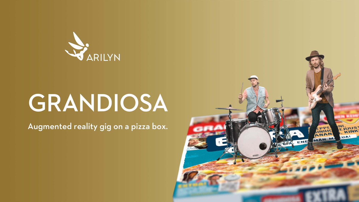 Grandiosa reaches out to its audience with a pizza designed by the fans - and an augmented reality gig by hubs.la/Q010MJLW0 🍕👯‍♂️

Grandiosa's new fan pizza launched with an augmented reality gig 👉 hubs.la/Q010MQTC0

#augmentedreality #virtualgig #pizzafriday