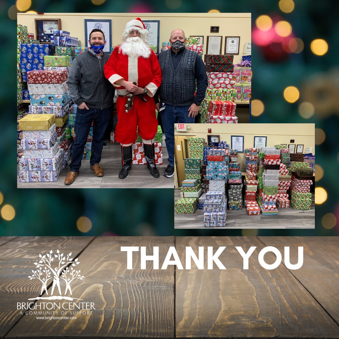 brightoncenter's tweet photo. Along with support from Kroger employees and a Go Fund Me page, Greg created 391 holiday boxes which contained toys, hats, gloves, socks, a toothbrush, and toothpaste! What an amazing way to give back. Thank you Greg! #acommunityofsupport https://t.co/Xo4EPE7j1G