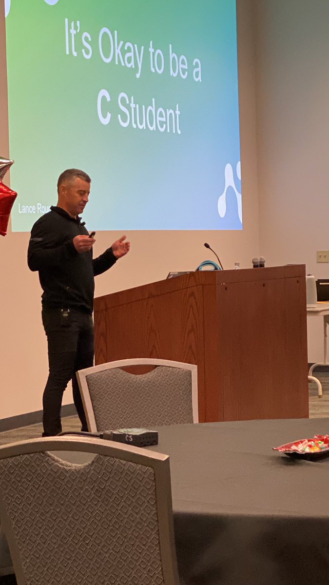 Today’s keynote speaker, Lance Rougeux at #iu13stc