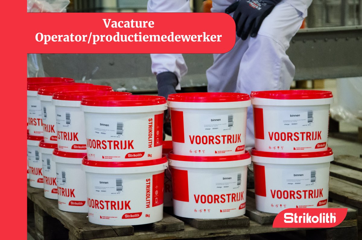 𝗞𝗼𝗺 𝗷𝗶𝗷 𝗵𝗲𝘁 𝘁𝗲𝗮𝗺 𝘃𝗲𝗿𝘀𝘁𝗲𝗿𝗸𝗲𝗻?

Voor onze (semi)-automatische productieafdeling zijn we op zoek naar een operator/productiemedewerker! Ben jij de persoon die we zoeken?  Dan maken we graag met je kennis. 
Bekijk de vacature via: ow.ly/BZ6950H9x20