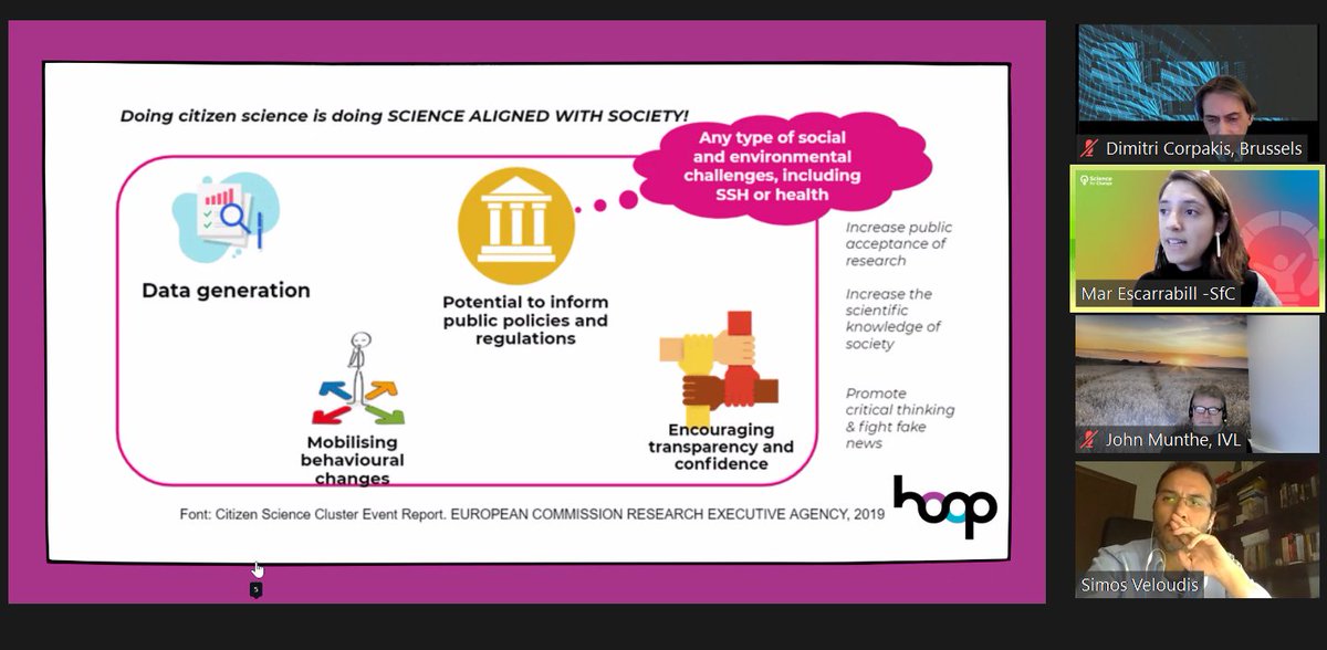 Now for insights on #CircularEconomy from <a href="/mar_escarrabill/">Mar Escarrabill Jané</a> from <a href="/SciencefChange/">Science For Change</a> on integration of #RRI and #CitizenScience in the process!