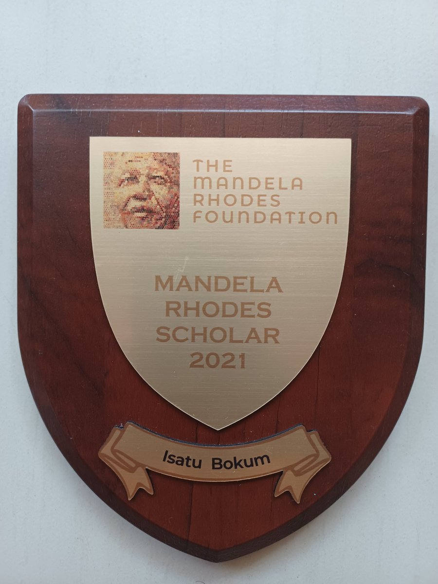 Isatu_bokum's tweet photo. It is an honour to have graduated from one of the most prestigious institutions in Africa. Your girl is a @MRF_Africa alumna, y'all.
#DreamAchiever #AWomanOfFirsts #MandelaRhodesClassOf2021 https://t.co/baCYCo4uNF