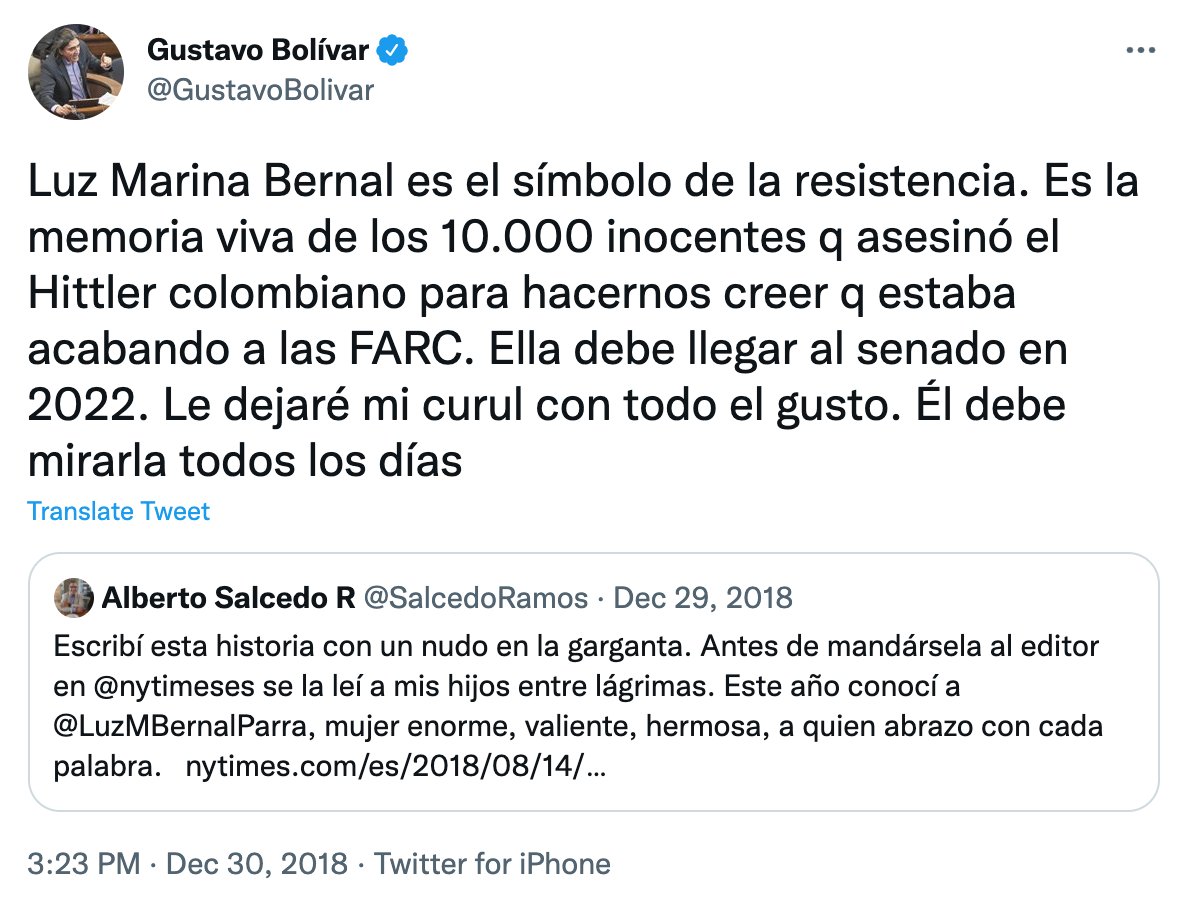 SaraTufanoZ's tweet photo. Señor @GustavoBolivar: ¿alguna explicación de por qué decidió no cumplir con su palabra? https://t.co/pghfOWgYHK