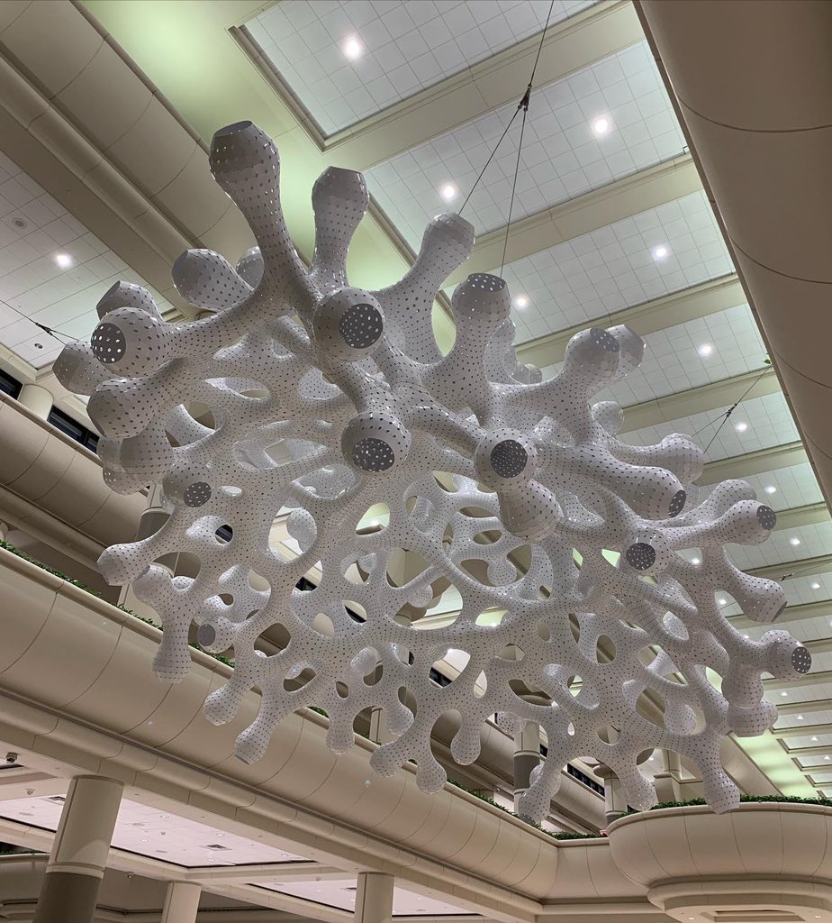 CivicIconArts's tweet photo. Little research and a lot of fun. Visited with Kesia Ramos and Chuck Barrett at the site of Don Rimx’s newest work at the @EA building in the new Orlando Creative Village. Caught the @immersivevango Even caught a work by @THEVERYMANY #publicart #mural #animation #augmentedreality https://t.co/FTPFumB3Zq