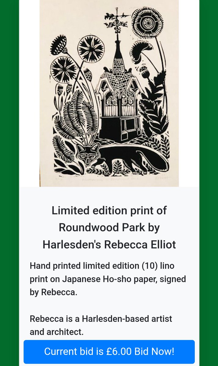 kensalqueenspark (@kensalqueenspk) on Twitter photo Wonderful pieces to be won in our ❤️ Local online auction by local artists <a href="/MajaRichardson/">MonicaMajaRichardson</a> Phil Bedford, Bec Elliot & Chiara Grifantini bit.ly/lovelocal2021 Wonderful pieces to be won in our ❤️ Local online auction by local artists <a href="/MajaRichardson/">MonicaMajaRichardson</a> Phil Bedford, Bec Elliot & Chiara Grifantini bit.ly/lovelocal2021