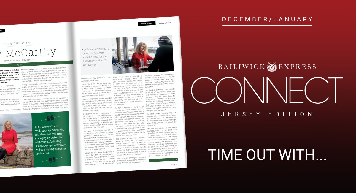 Connect_CI_News's tweet photo. #TimeOutWith...Kay McCarthy

We spoke to the Head of the Jersey Office at @tisegroup  in our latest 🇯🇪 #Jersey edition of #CONNECT ➡️ https://t.co/UQQljBUgfA

#BailiwickExpress #ChannelIslands #business https://t.co/zQDlWUZe7x