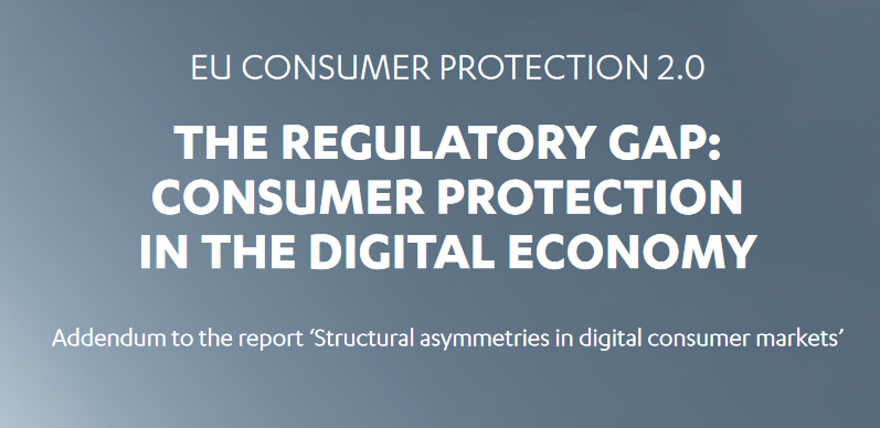 beuc's tweet photo. Do the @EU_Commission's flagship proposals for the digital market include the consumer perspective &amp; what are the implications? Read the new report from BEUC's EU Consumer Protection 2.0 project #DSA #DMA #AIA #DGA #digitalasymmetry #digitalvulnerability: https://t.co/Q04O9wktAP https://t.co/v8zmjMNdkG