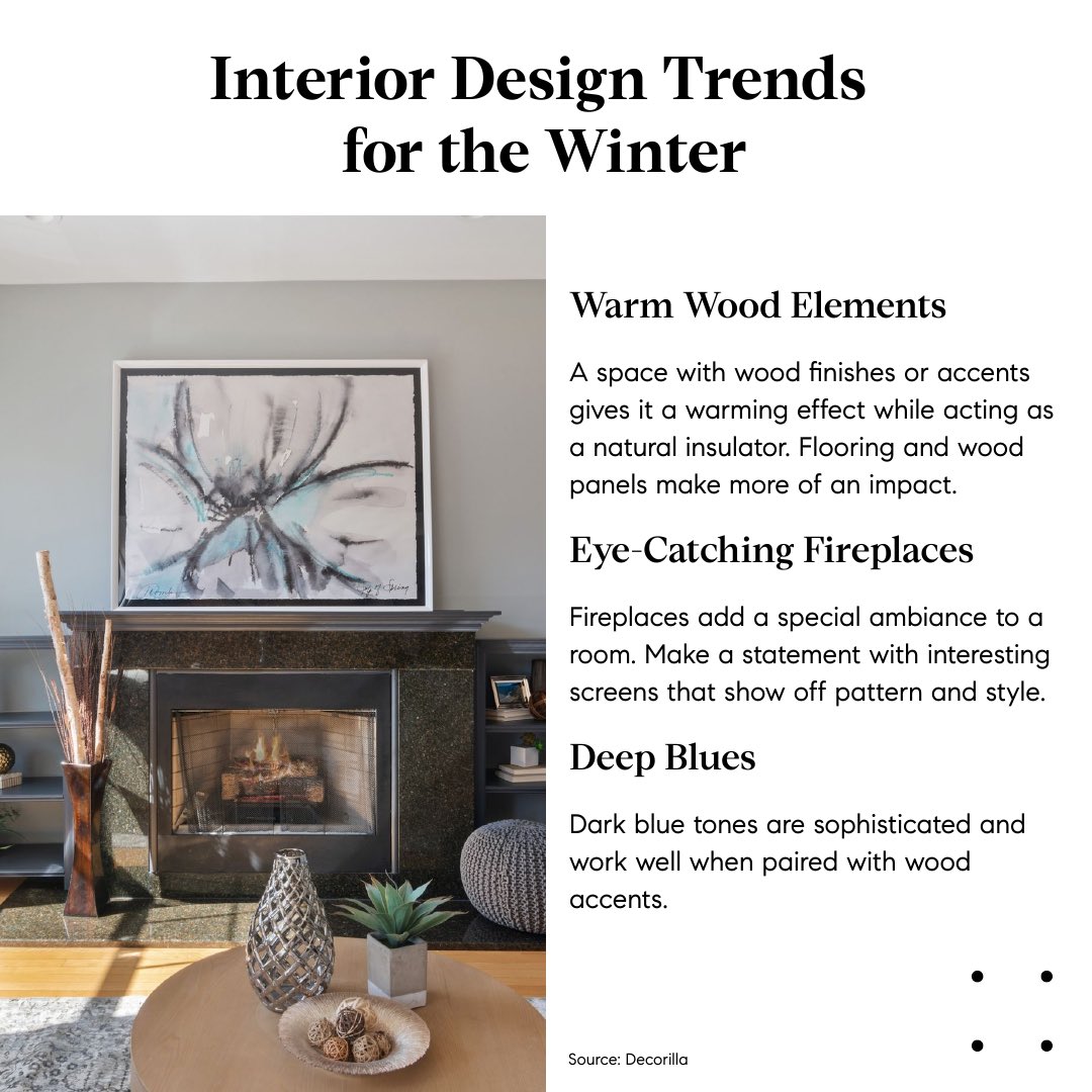 NancyJgrossman's tweet image. A new season is upon us and with it comes an opportunity to spruce up your home. Wondering how to take the chill off this winter? Check out these interior design trends to winterize your home!
#TipTuesday 
#TheCompassDifference 
#MainLineFineHomes
#CompassEverywhere