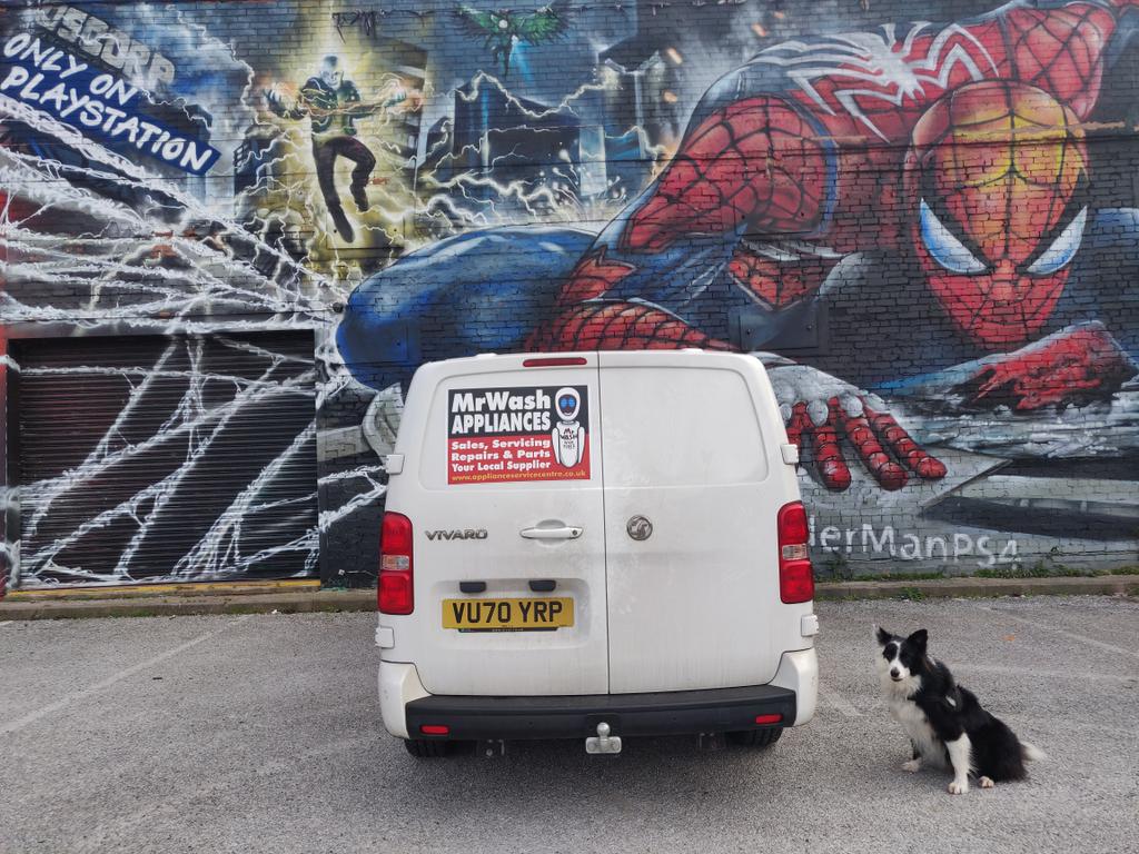 Birmingham city centre service appointment. Sometimes a challenge and sometimes a dog friendly office call!
