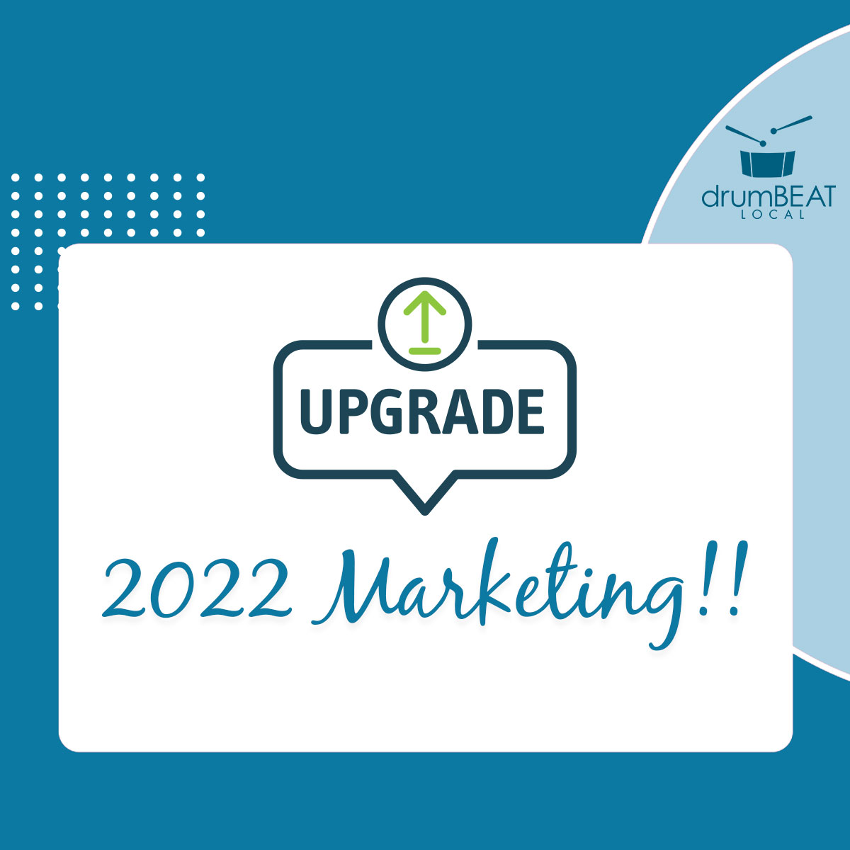 drumBEATLocal's tweet photo. Thinking of upgrading your marketing in the New Year? We are the people for you, we can help introduce new marketing strategies into your business. This can boost your brand awareness and gain new custom!!🙌  Get in touch to find out more!!🤩

📞01427 808870⁠ https://t.co/wXTPyjoG1t