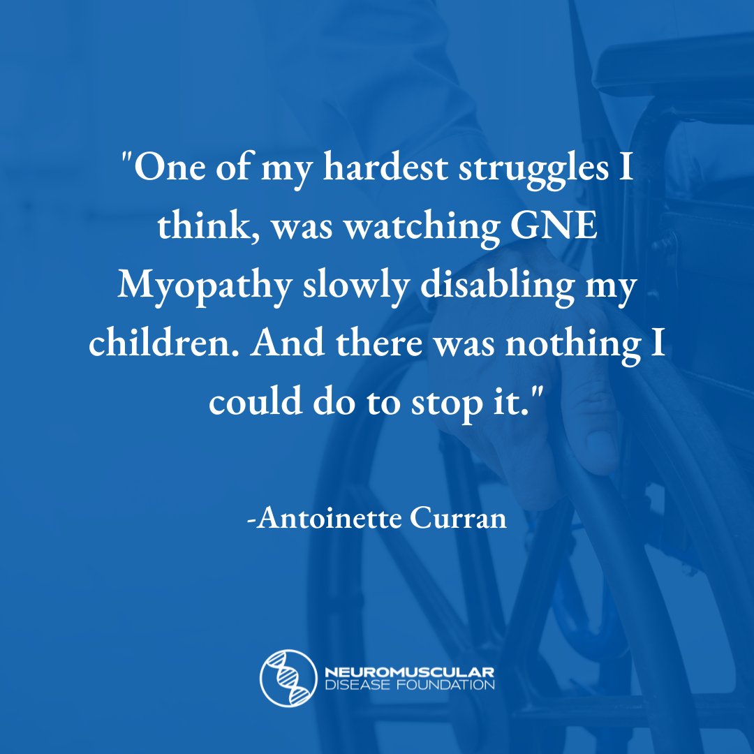 RareRevolutionM's tweet photo. "Meet Antoinette, the mother and caregiver to four children, all of whom have been diagnosed with GNE Myopathy (GNEM).
Read the full story here: https://t.co/GkAUkz18lK
#gnem #gnemyopathy #hibm #raredisease #neuromusculardisease #neuromusculardiseasefoundation @CureHIBM https://t.co/1el0vXaE7K