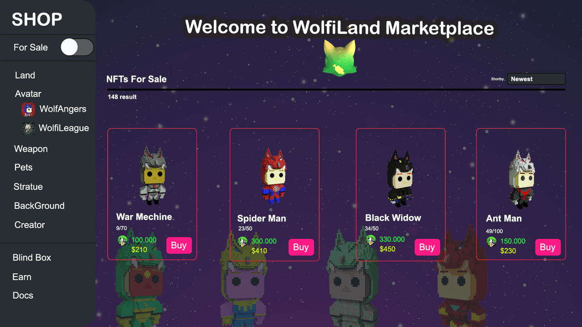 RoboWolf8's tweet photo. What u will find on Wolfiland ? 
1. Metaverse absolutely
2. Inside Treasure Box : avatar, weapon &amp; etc
3. keep this Token #WSPP, #GWPSP &amp; #ABS 
4. WolfAngers &amp; Wolfileague
Keep Built with @MoralisWeb3 
#NFT #DeFi  
own here :
https://t.co/RU2dzjET02 https://t.co/GAsKNB6nFI