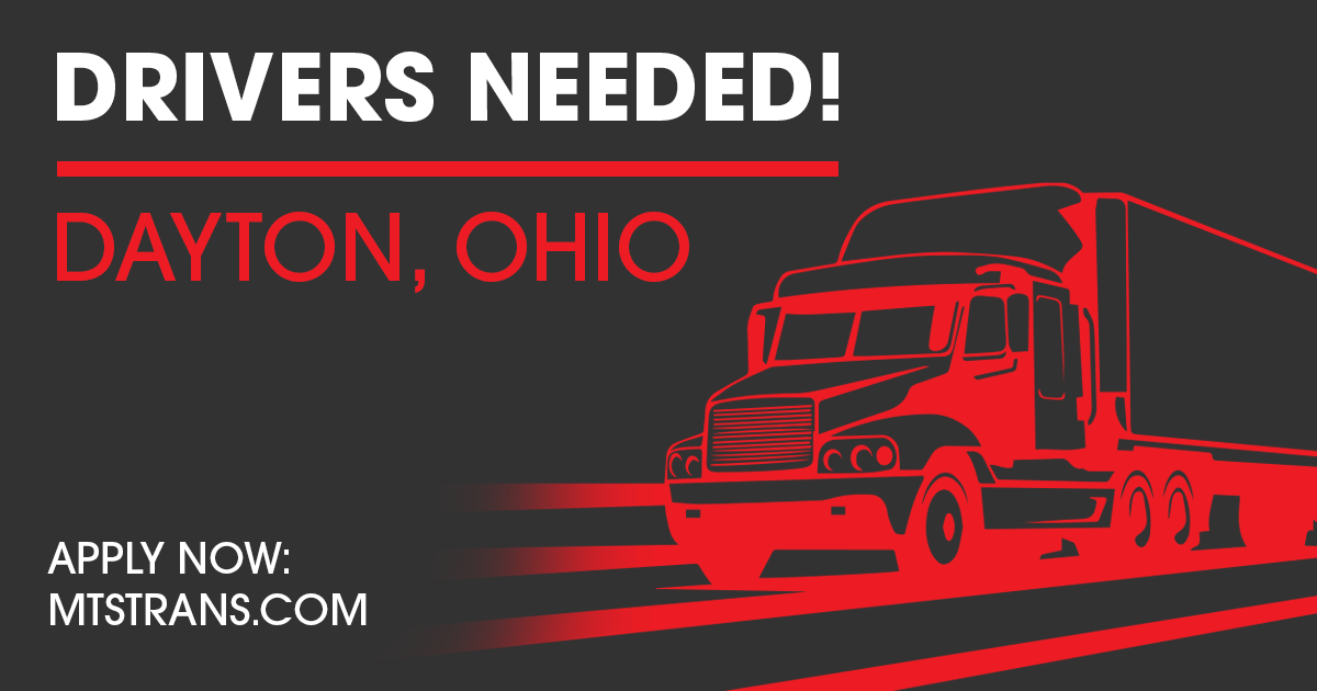 DRIVEforMTS's tweet photo. Drivers needed in Dayton, Ohio! Great pay and benefits. $1,500 sign-on bonus! $270 per day! #hiring #truckers #mts #jobs #daytonohio #driveforus #hiringdrivers
APPLY NOW: https://t.co/hUtU2ozhEH https://t.co/B83gUbYOIA