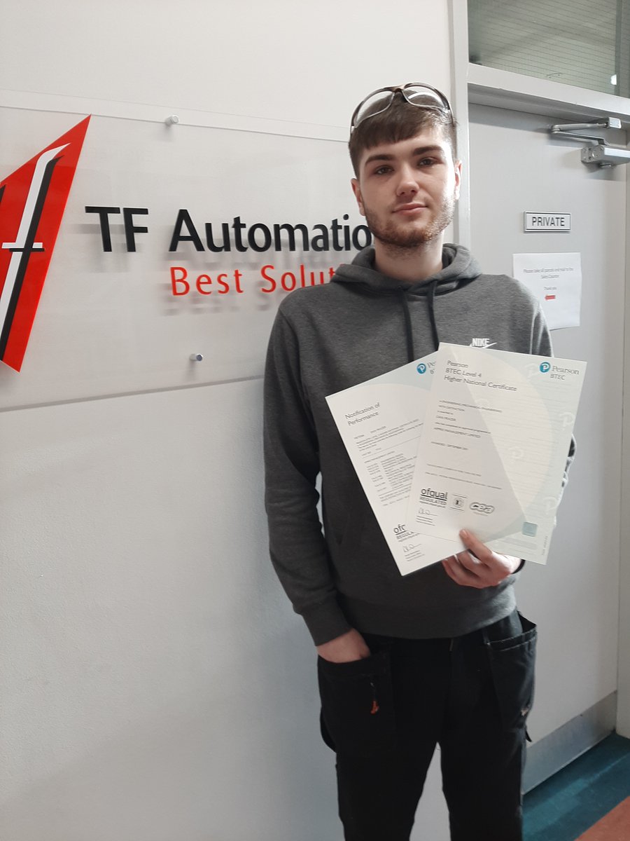ApprisLtd's tweet photo. Distinction HNC for Dan Frazer at TF Automations

https://t.co/D7XfOhAdUc

#engineering #manufacturing #apprenticeships #perfectlyengineered https://t.co/OPFdxr2D31