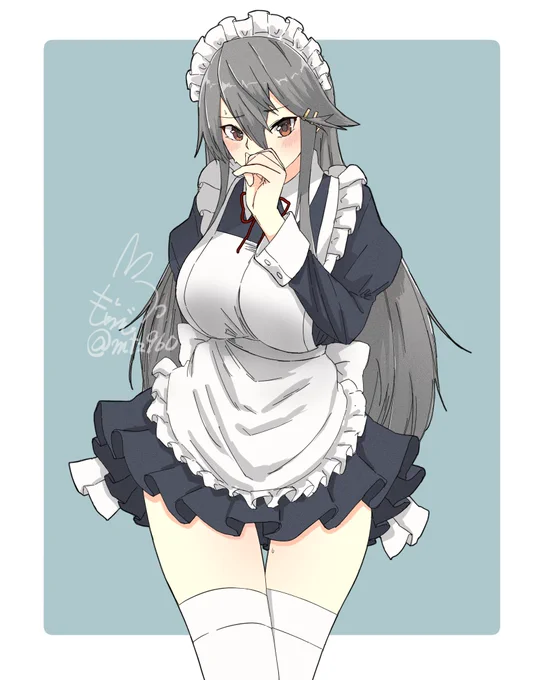恥じらいメイド榛名さんかわいい
pixivにスカートめくり差分あります 