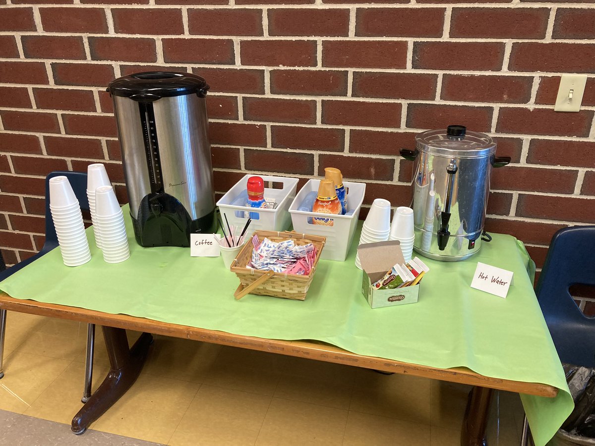 Day 6!   Coffee bar for staff !  (And yea too)!