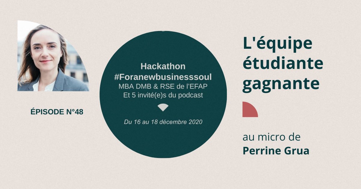 Épisode #48 Faire confiance à la jeunesse avec l’équipe étudiante gagnante du #Hackathon #foranewbusinessoul 2020 organisé par les #MBADMB et #MBA #RSE de l’<a href="/EFAP/">Felipe Gomez</a> et Canary Call

👉 Pour écouter, c'est ici : taplink.cc/canary_call