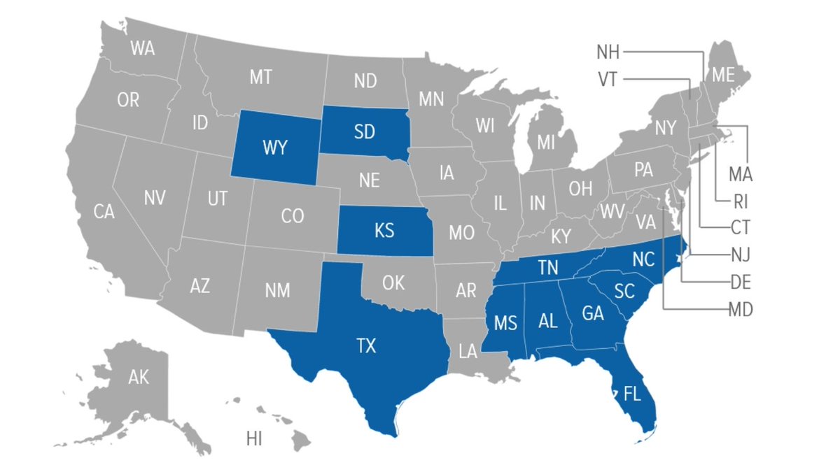AppleseedSC's tweet image. South Carolina is one of 11 states that have not expanded Medicaid. Over 2.2 million uninsured adults are in the #CoverageGap, where they are too poor to obtain ACA marketplace insurance and not eligible for Medicaid due to lack of expansion.