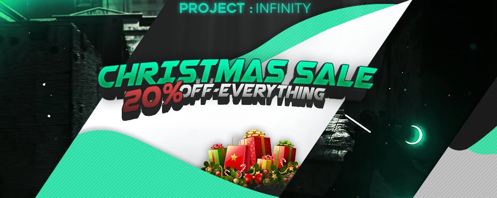 Christmas sale 2021! 20% discount on every purchase:
project-infinity.cloud/threads/christ…
#csgohacks #csgocheats #projectinfinity