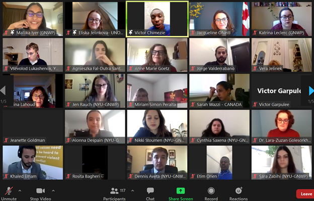 If you want to feel optimistic about the world, listen to young peacebuilders.
💪🏻💪🏼💪🏽💪🏾💪🏿🧠

Loving the descriptions of their work, &amp; calls for intentional partnerships. (And their dubiousness about conferences in fancy hotels!)

So many working under threats &amp; massive hardships.