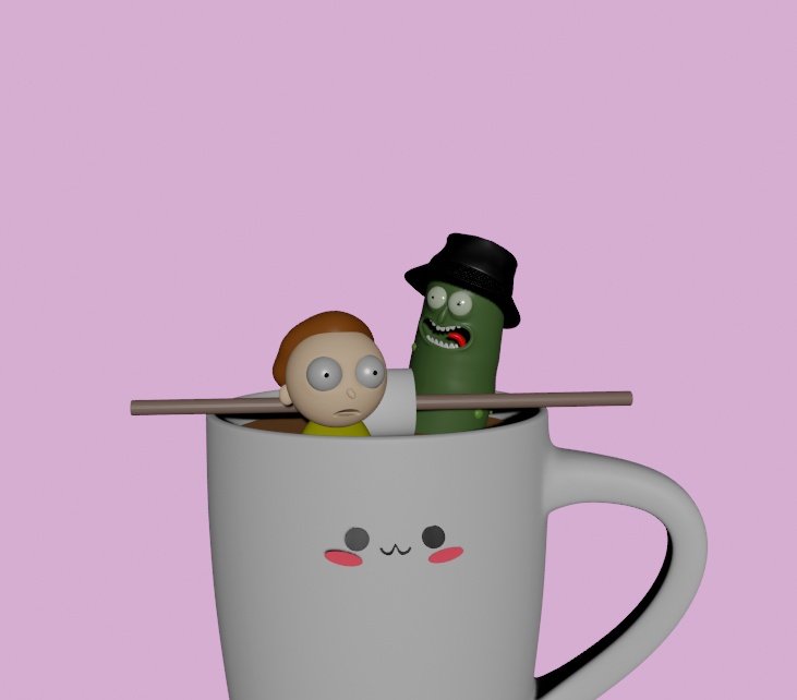 vanilamodels's tweet photo. Morty accidentally got himself teleported to pickle Rick and regrets it 
#RickandMorty #picklerick https://t.co/V9lKIEYcjc