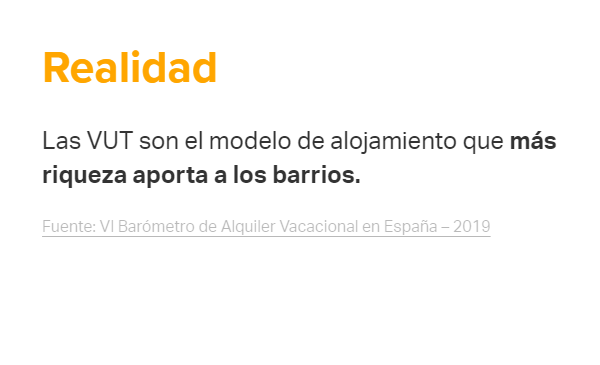 MadridParaTodxs's tweet photo. _Queremos aportar #datosveraces al debate de las #VUT:
❌Mito: Las VUT solo benefician a los fondos 🦅buitre.
✅Realidad: Las VUT son el modelo de alojamiento que más riqueza aporta a los barrios.
🔎 VI Barómetro de Alquiler Vacacional en España - 2019. https://t.co/CKbt0kp8vU