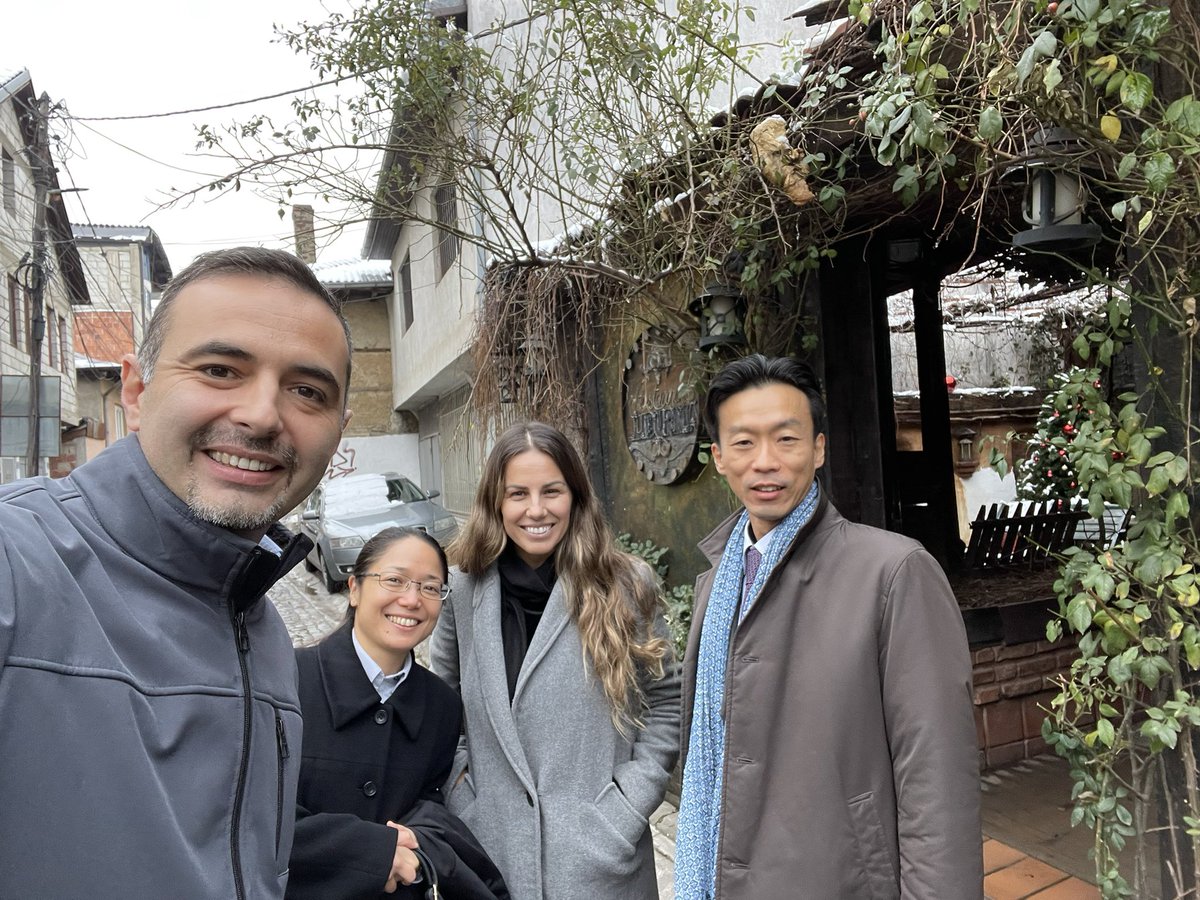 Valdrin's tweet photo. It was my pleasure to host at @Solaborate my friend, the Ambassador of 🇯🇵 to 🇽🇰, Mr. Ogasawara @JPEmbKosovo together with the 2nd secretary of the Embassy, Ms. Kay. Ambassador Ogasawara is a friend of Kosovo and has been working for Kosovo for many years now. Arigato Japan! 🙏🎌 https://t.co/KTD3vjBTlw