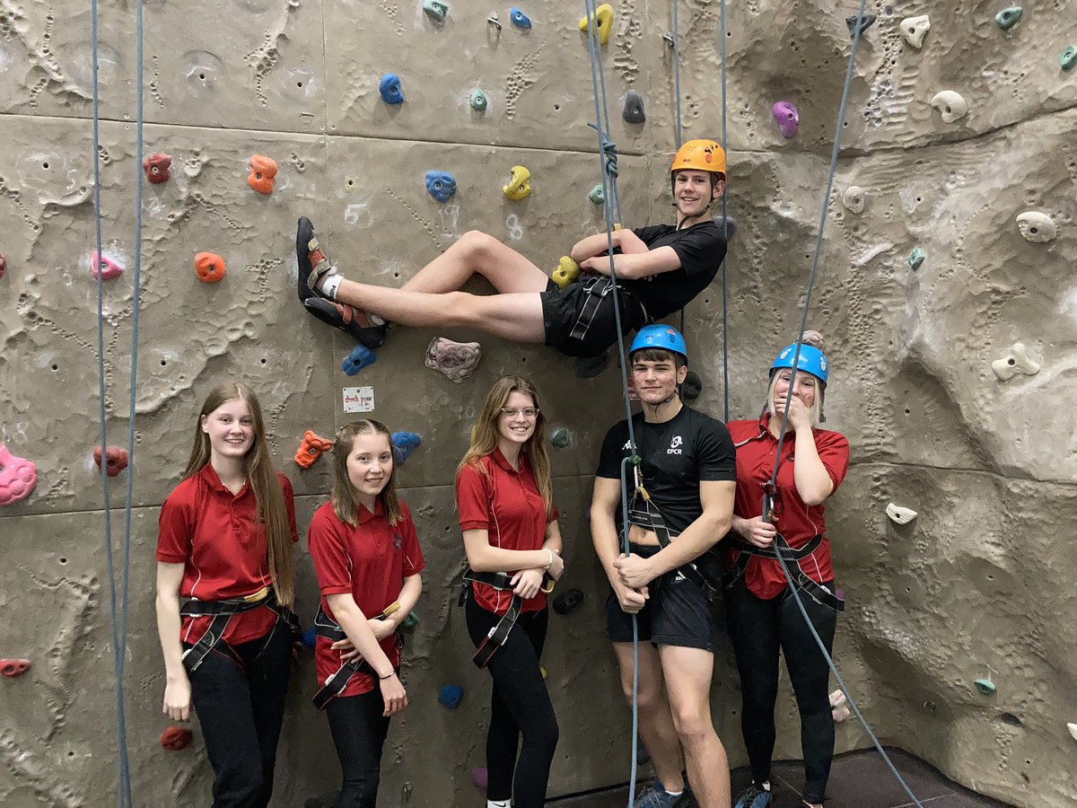 Final climbing assessment today for this talented and hardworking Yr 11 students! One of the best cohorts we have ever had, and some fantastic scores earned! #mangos #gcse #climbing