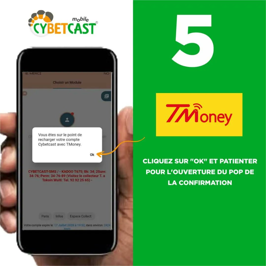 Cybetcast_app's tweet photo. Abonnement possible via Tmoney 😚 😚 😚 https://t.co/mAjwrufkmi