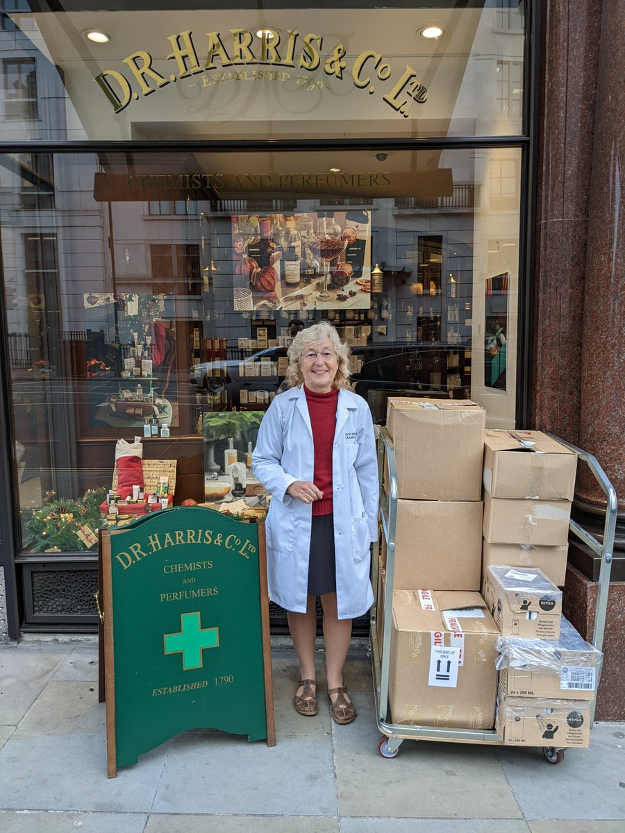 St James's Church, Piccadilly (@stjpiccadilly) on Twitter photo Thanks to Alison and all our friends at <a href="/DRHarrisLondon/">D. R. Harris & Co.</a> on St James's Street for their hugely generous donation of toiletries gift bags for people going through homelessness this Christmas. Thanks to Alison and all our friends at <a href="/DRHarrisLondon/">D. R. Harris & Co.</a> on St James's Street for their hugely generous donation of toiletries gift bags for people going through homelessness this Christmas.