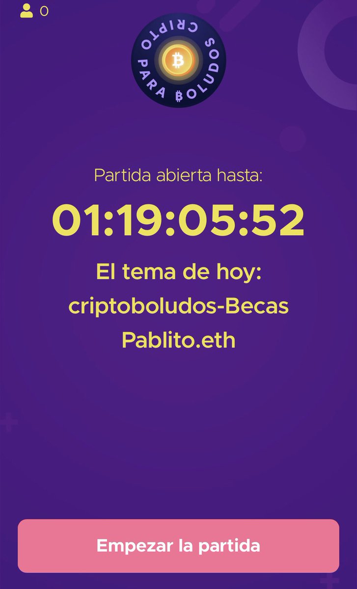 CriptoBoludos's tweet photo. ATENCIÓN: abrimos juego de trivia para #CriptoBoludos con SUPER PREMIO: 2 becas para el nuevo curso de @DefyEducation dictado por @PabloSabbatella. El ganador se lleva beca y la otra se sortea entre todos los que dejen su mail. Para jugar ingresar a: https://t.co/JVvhGS92YW https://t.co/0KfKnvLgHW