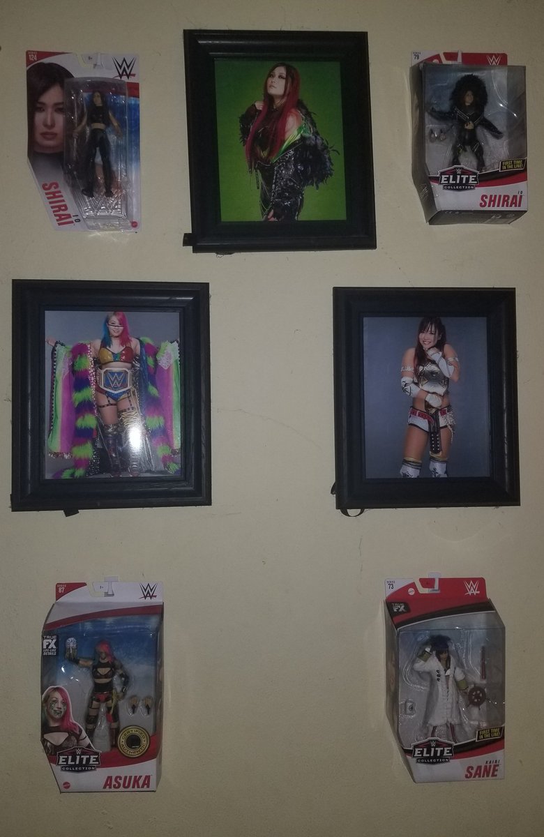 Finally my wall is complete! 
🤩🔥❤
@shirai_io @KairiSaneWWE @WWEAsuka