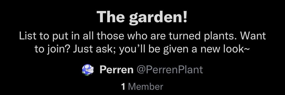 Just like that…

The garden is now a population of two, Perrin… and this new fella, @jessbutaplant

He might be only temporary, but even temps are allowed and treated proper~