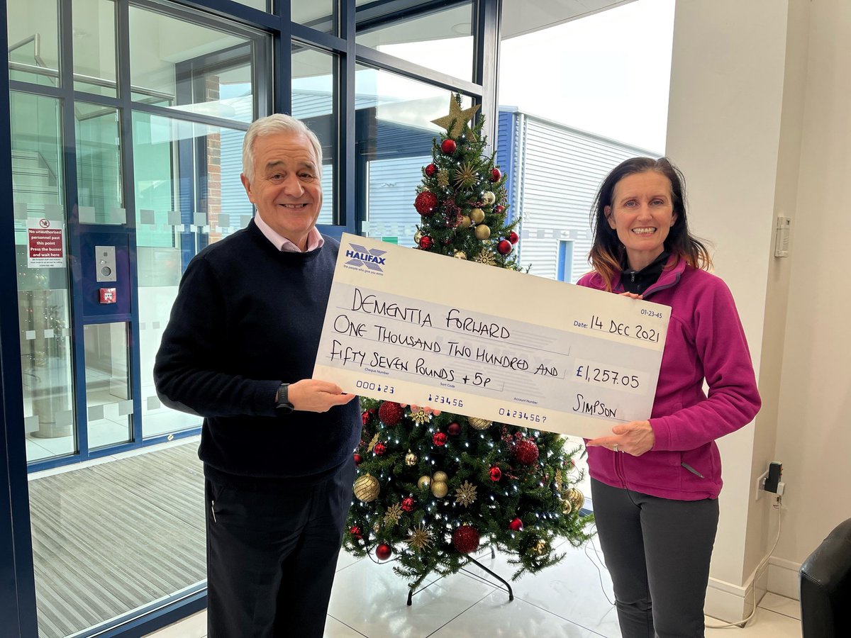 Fiona had the great privilege of collecting a cheque from <a href="/simpsonyorkltd/">Simpson</a> for money raised in the <a href="/RotaryClubYork/">York Rotary (UK)</a> Dragonboat Race. Thanks to Chairman/Chief Exec Ron Gatenby for presenting it to her on behalf of the fabulous team! 🐲🛶 #dragonboat